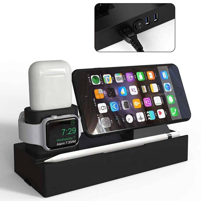 Factory Supply Desktop Wireless Charging Station for Mobile Phone