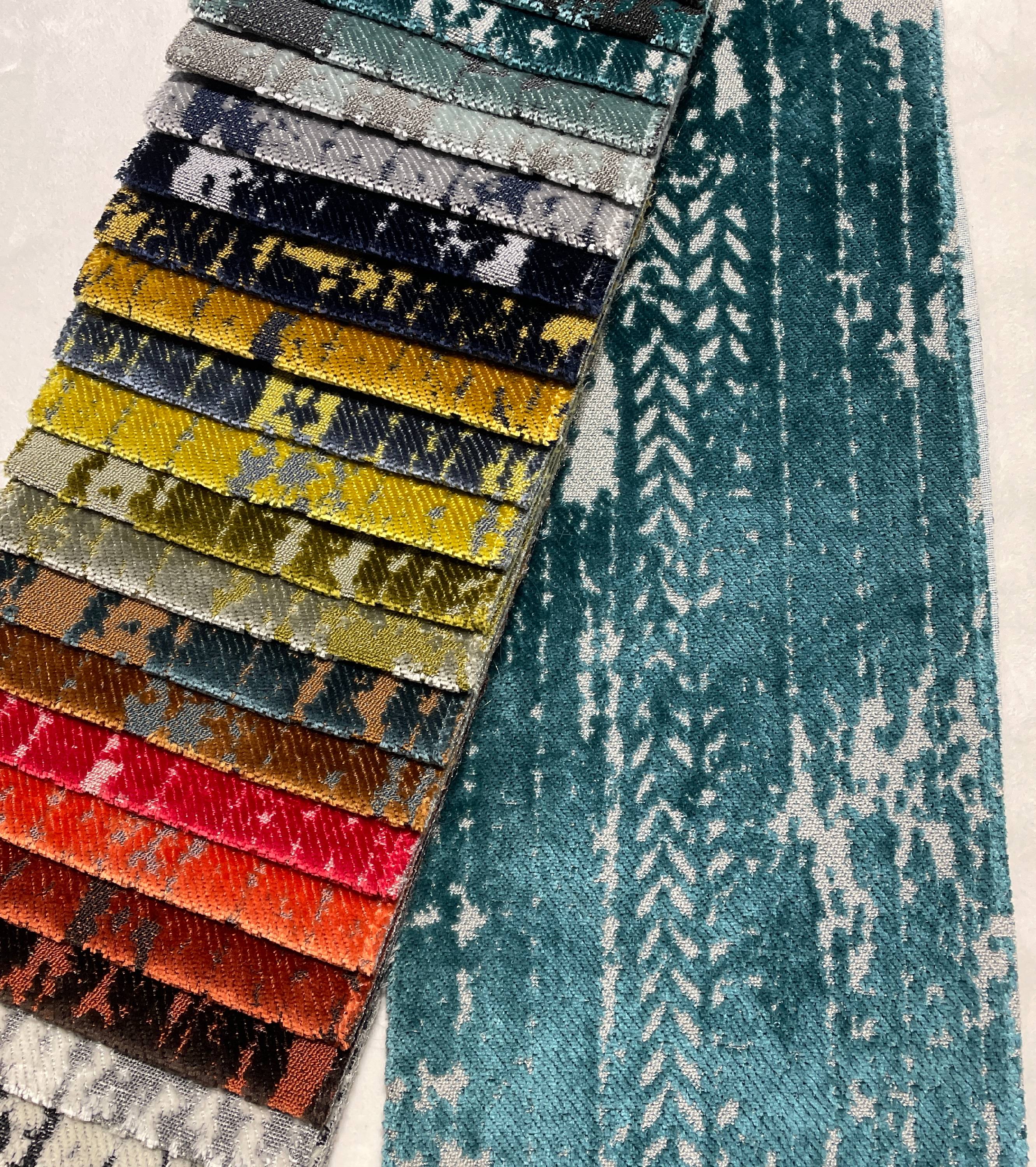 Heavyweight Jacquard & Velvet Upholstery Fabric (Tela para Tapicería y Sofá) for Furniture & Curtains