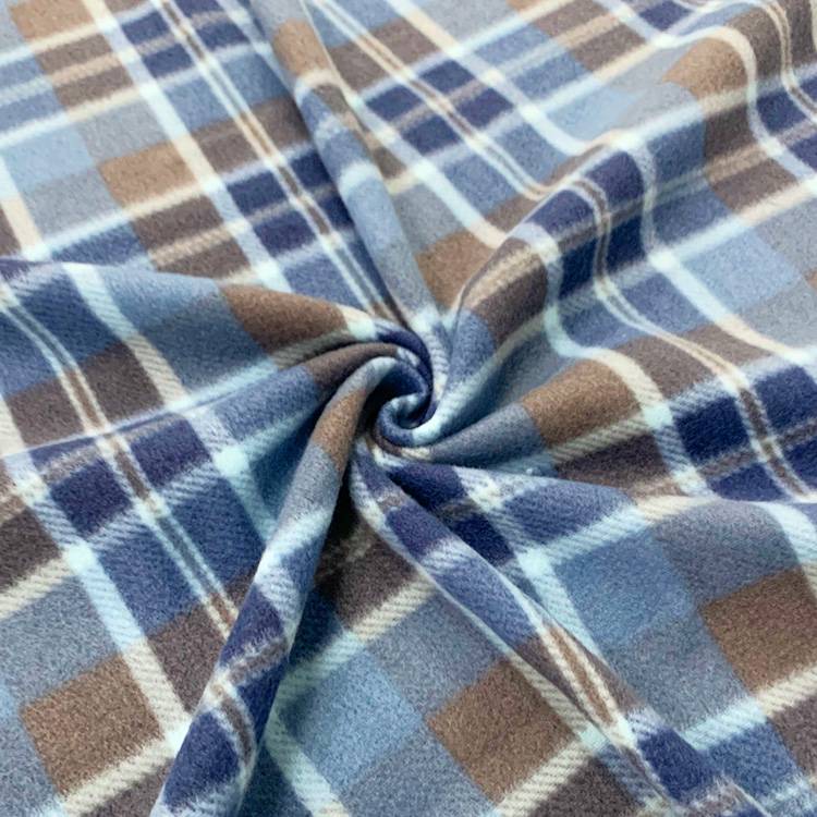 Pattern 07: Slate Blue & Ash Grey Plaid 
