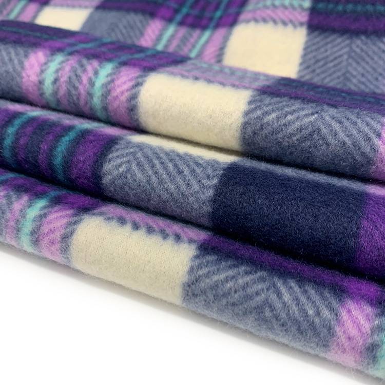 Pattern 03: Royal Purple & Cream Tartan 