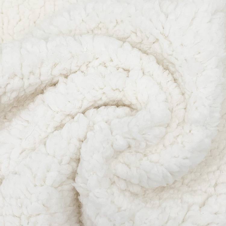 Factory Price Arctic Velvet White Bonded Sherpa Fleece Fabric print fleece polyester fabric bonded lluma fur fabric