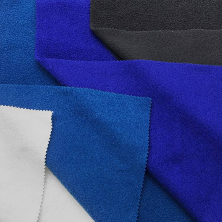 Microfiber DTY Polar Fleece One-Side Brushed Fabric